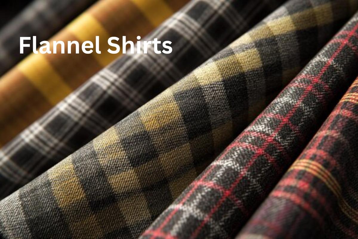 Close-up of a classic plaid flannel shirt, showcasing its soft, cozy fabric and timeless pattern for casual and stylish wear