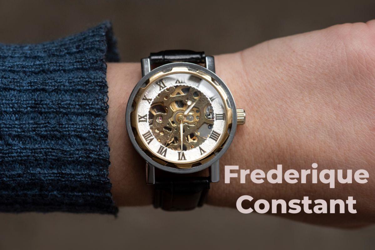 Frederique Constant luxury watch featuring elegant design and detailed craftsmanship